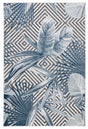 Safavieh Cabana 4'-0" x 6'-0" Rug in Ivory / Navy
