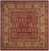 Safavieh Mahal 6'-7" x 6'-7" Rug in Red / Natural