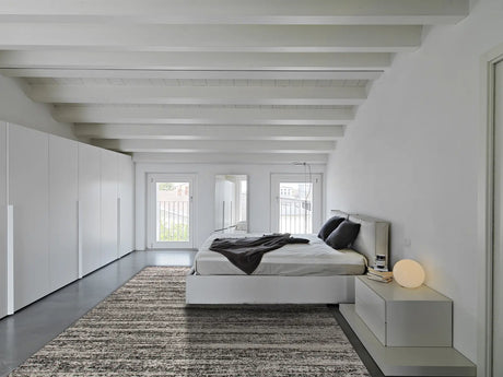 Dynamic Rugs Mehari 23094 Black / White Rugs - Room