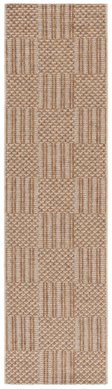 Safavieh Sisal All-Weather 2'-2" x 8'-0" Rug in Natural / Grey