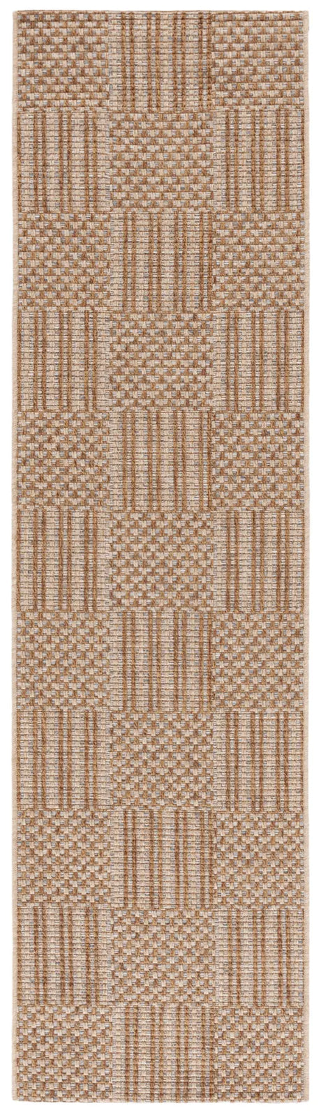 Safavieh Sisal All-Weather 2'-2" x 8'-0" Rug in Natural / Grey