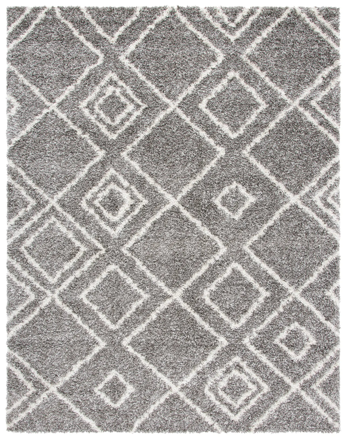 Safavieh Arizona Shag 10'-0" x 14'-0" Rug in Brown / Ivory