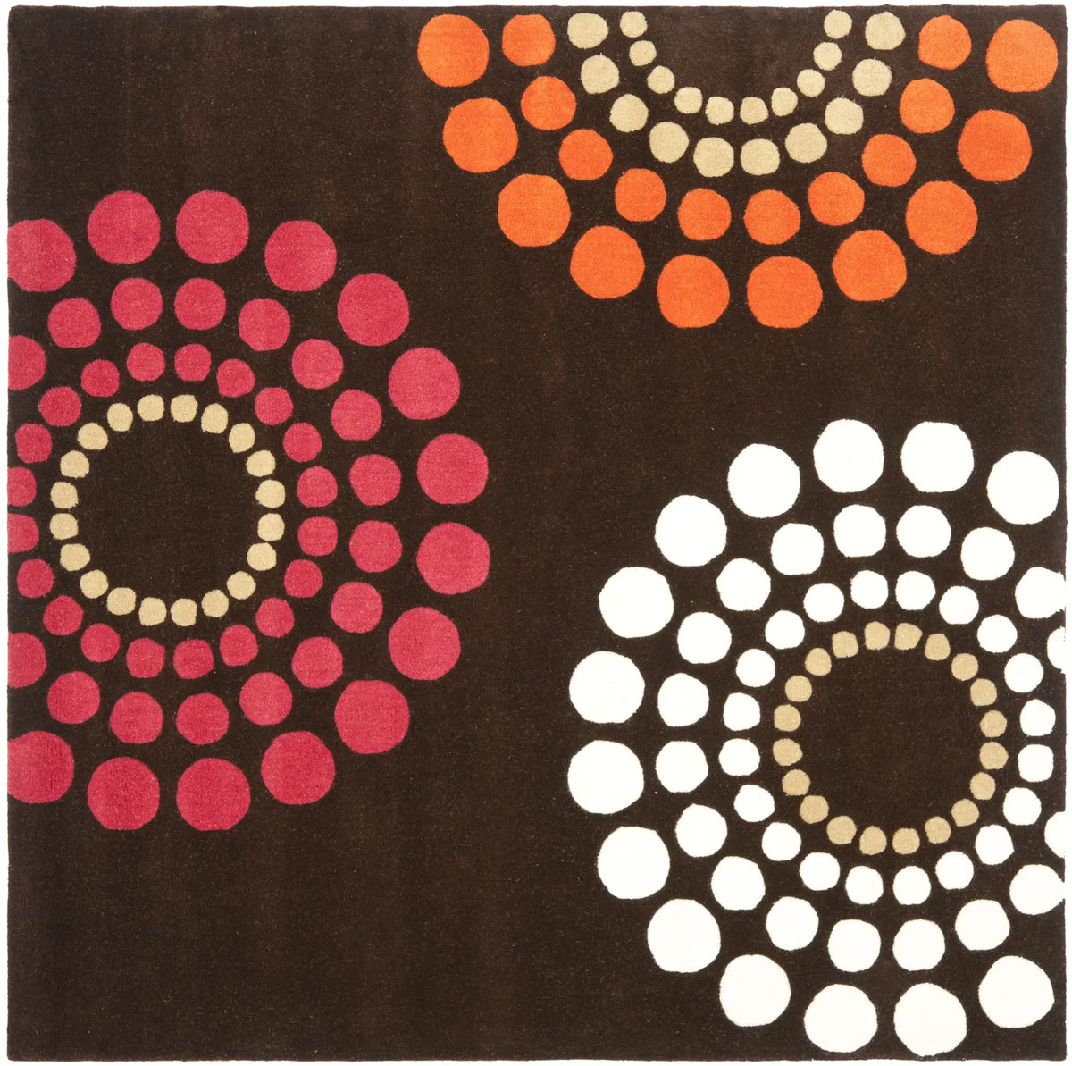 Safavieh Soho 6'-0" x 6'-0" Rug in Brown / Multi