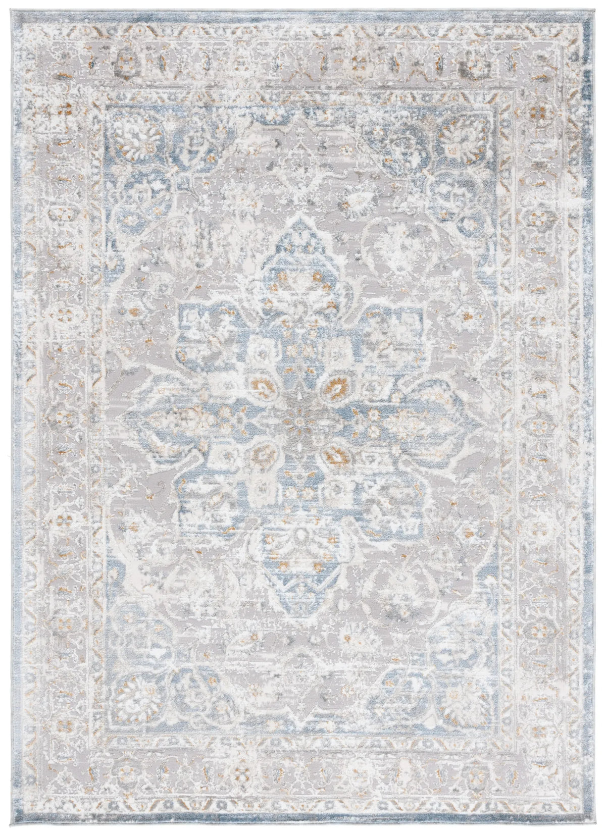 Safavieh Easton 4'-0" x 6'-0" Rug in Grey / Blue