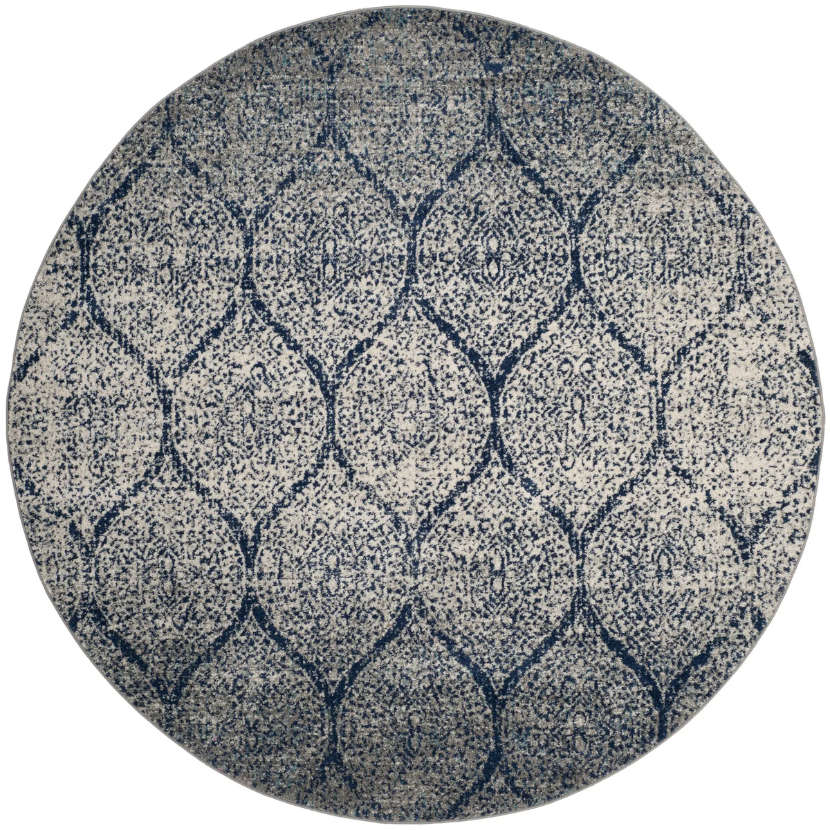 Safavieh Madison 10'-0" x 10'-0" Rug in Navy / Silver