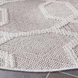 Safavieh Global 6'-7" x 6'-7" Rug in Grey / Ivory