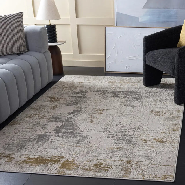 Safavieh Palma 5'-3" x 7'-6" Rug in Grey / Gold