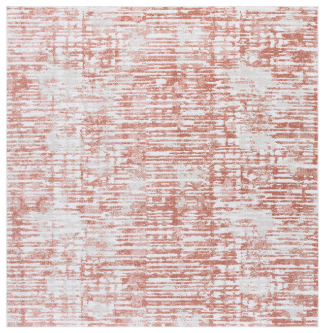 Safavieh Bayside 6'-7" x 6'-7" Rug in Ivory / Orange Beige
