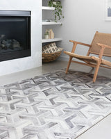 Loloi Maddox Mad-05 Silver / Ivory Rugs - room scene 1