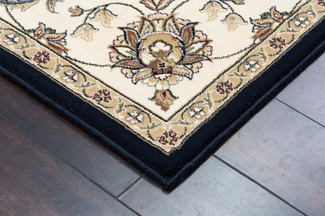 Dynamic Rugs Ancient Garden 57365 Blue / Ivory Rugs - Corner