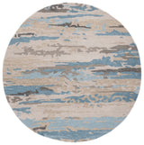 Safavieh Soho 6'-0" x 6'-0" Rug in Beige / Blue