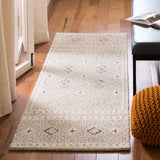 Safavieh Micro-Loop 2'-3" x 11'-0" Rug in Grey / Ivory