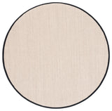 Safavieh Natural Fiber 6'-0" x 6'-0" Rug in Marble / Black