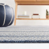 Safavieh Martha Stewart 5'-0" x 7'-0" Rug in Navy / Light Grey