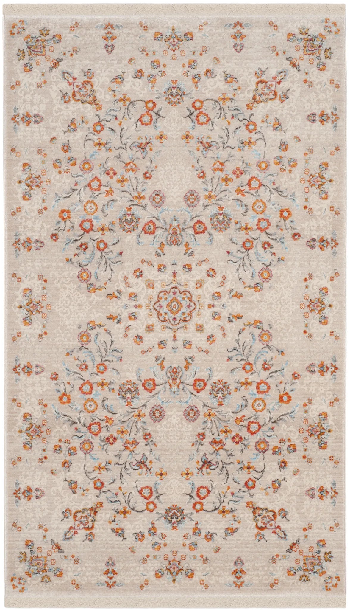 Safavieh Vintage Persian 3'-0" x 5'-0" Rug in Grey / Multi