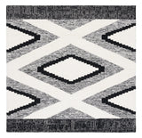 Safavieh Casablanca 6'-0" x 6'-0" Rug in Ivory / Black