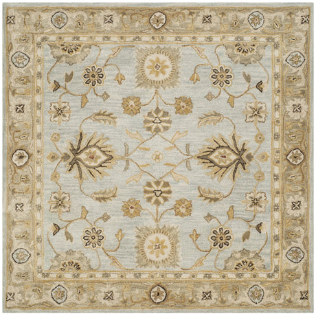 Safavieh Antiquity 6'-0" x 6'-0" Rug in Light Blue / Sage