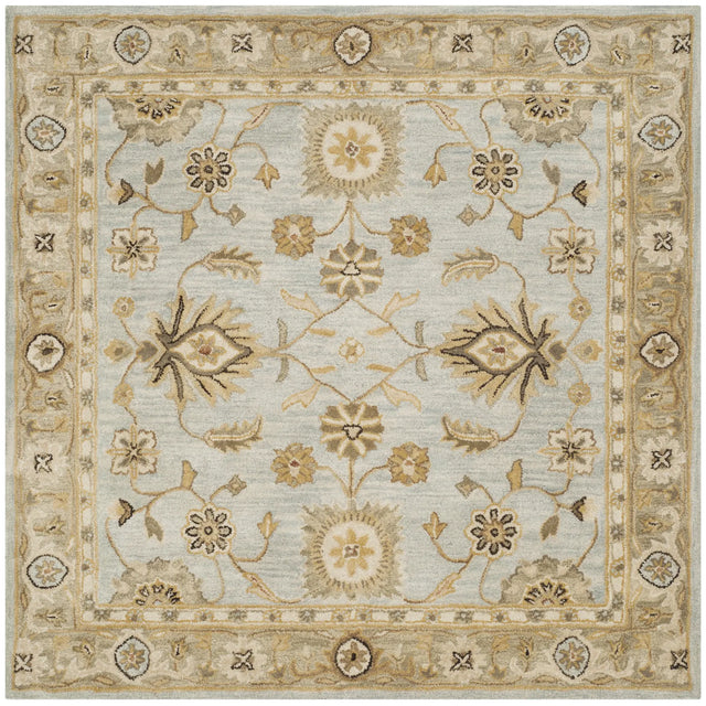 Safavieh Antiquity 6'-0" x 6'-0" Rug in Light Blue / Sage