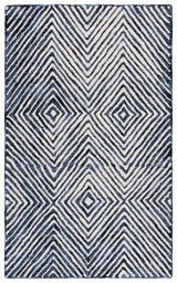 Safavieh Ebony 3'-0" x 5'-0" Rug in Navy / Ivory