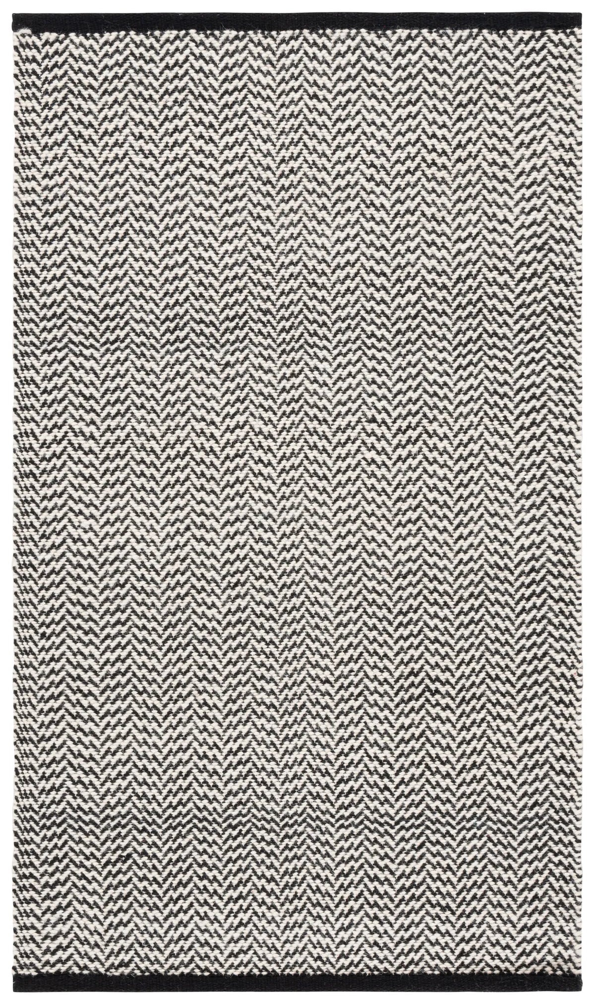 Safavieh Vermont 3'-0" x 5'-0" Rug in Black / Ivory