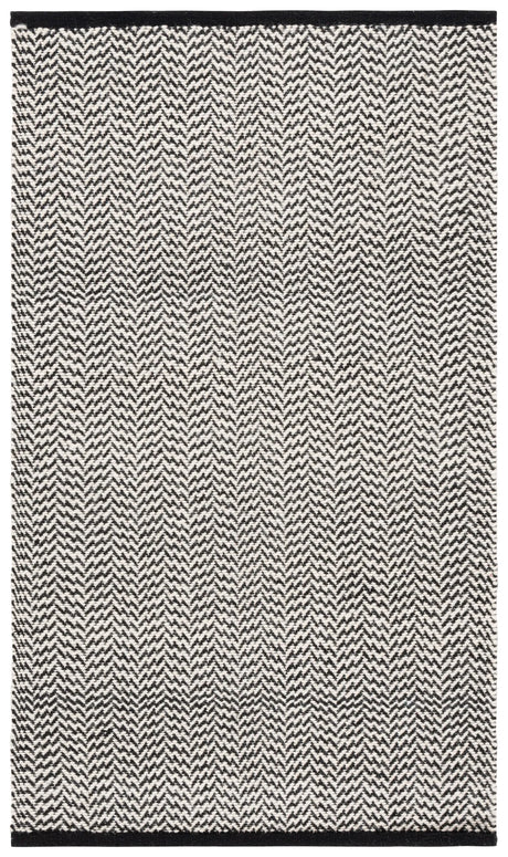 Safavieh Vermont 3'-0" x 5'-0" Rug in Black / Ivory