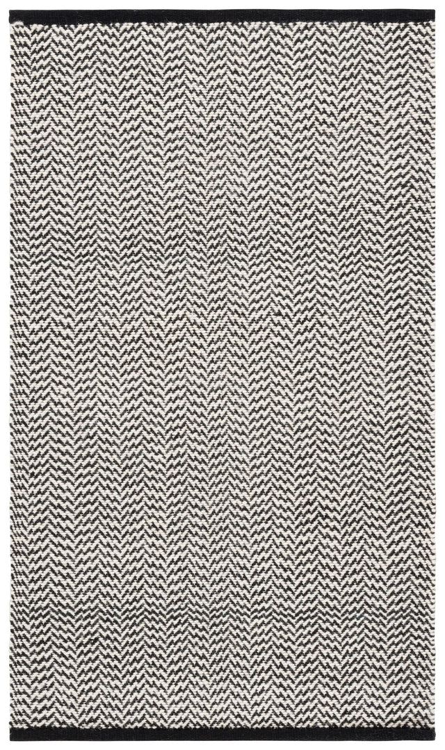 Safavieh Vermont 3'-0" x 5'-0" Rug in Black / Ivory