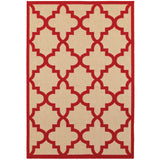 Oriental Weavers Sphinx Cayman 660R9 Sand / Red Rugs - main flat