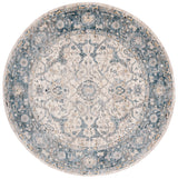 Safavieh Valencia 6'-4" x 6'-4" Rug in Ivory / Blue