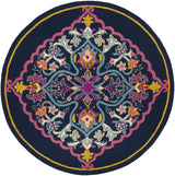 Safavieh Bellagio 5'-0" x 5'-0" Rug in Navy Blue / Multi