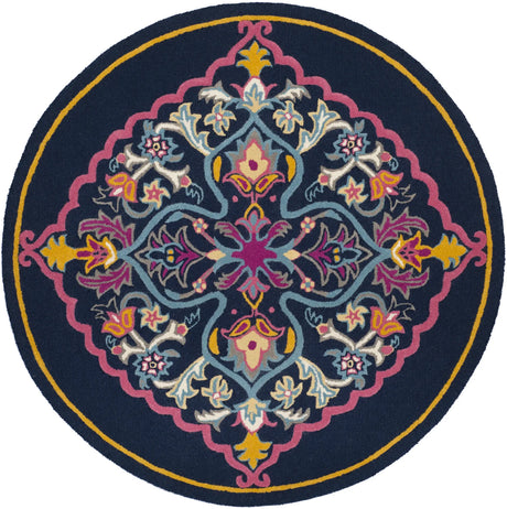 Safavieh Bellagio 5'-0" x 5'-0" Rug in Navy Blue / Multi
