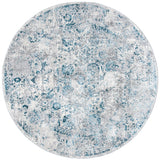 Safavieh Meadow 500 6'-7" x 6'-7" Rug in Grey / Blue