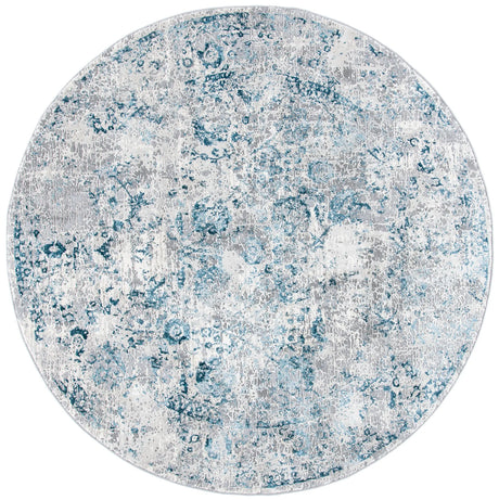 Safavieh Meadow 500 6'-7" x 6'-7" Rug in Grey / Blue