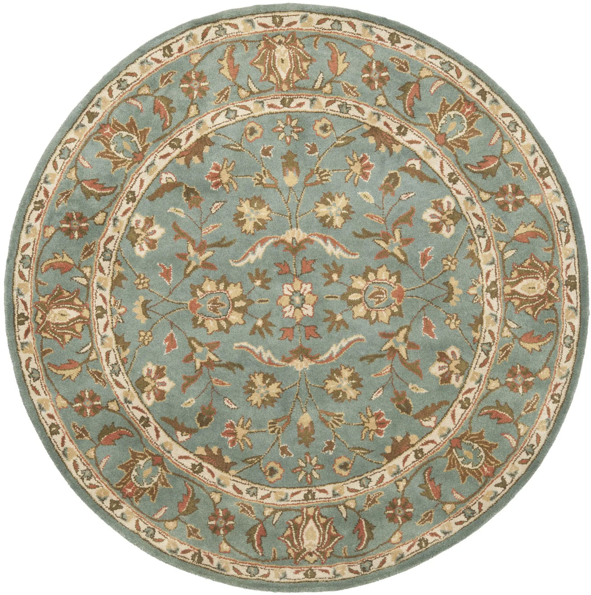 Safavieh Heritage 6'-0" x 6'-0" Rug in Blue / Blue