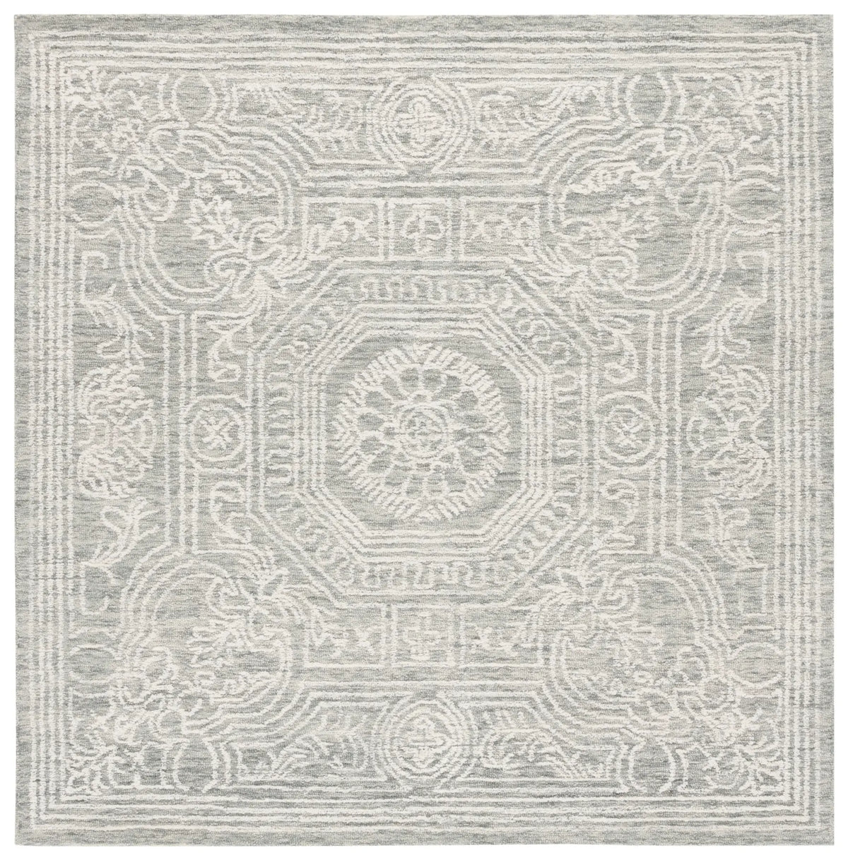 Safavieh Ebony 6'-0" x 6'-0" Rug in Ivory / Grey