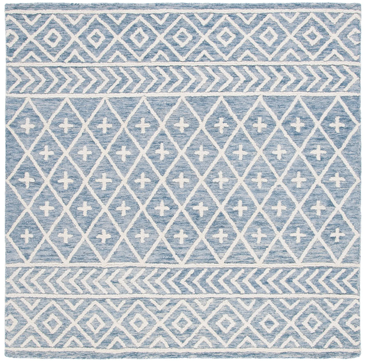 Safavieh Metro 6'-0" x 6'-0" Rug in Blue / Ivory