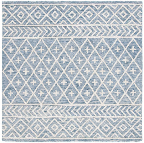 Safavieh Metro 6'-0" x 6'-0" Rug in Blue / Ivory