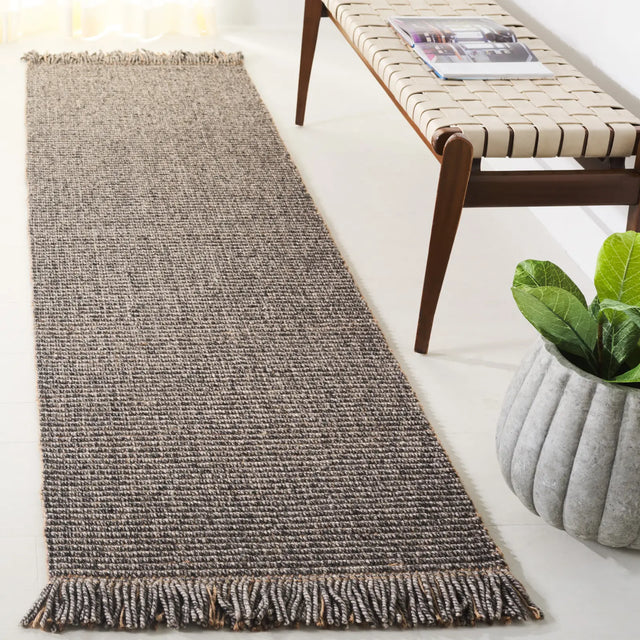 Safavieh Natural Fiber 2'-3" x 8'-0" Rug in Charcoal
