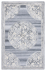 Safavieh Metro 4'-0" x 6'-0" Rug in Grey / Ivory
