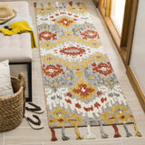 Safavieh Suzani 2'-3" x 8'-0" Rug in Grey / Gold