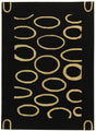 Safavieh Soho 3'-6" x 5'-6" Rug in Black / Ivory