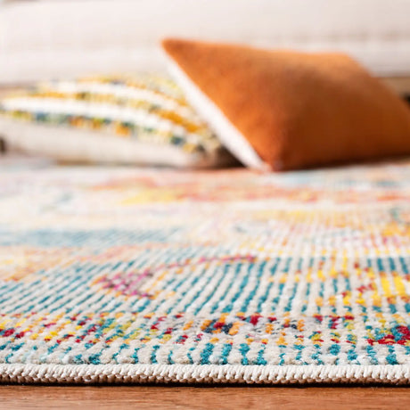 Safavieh Crystal 4'-0" x 6'-0" Rug in Orange / Teal