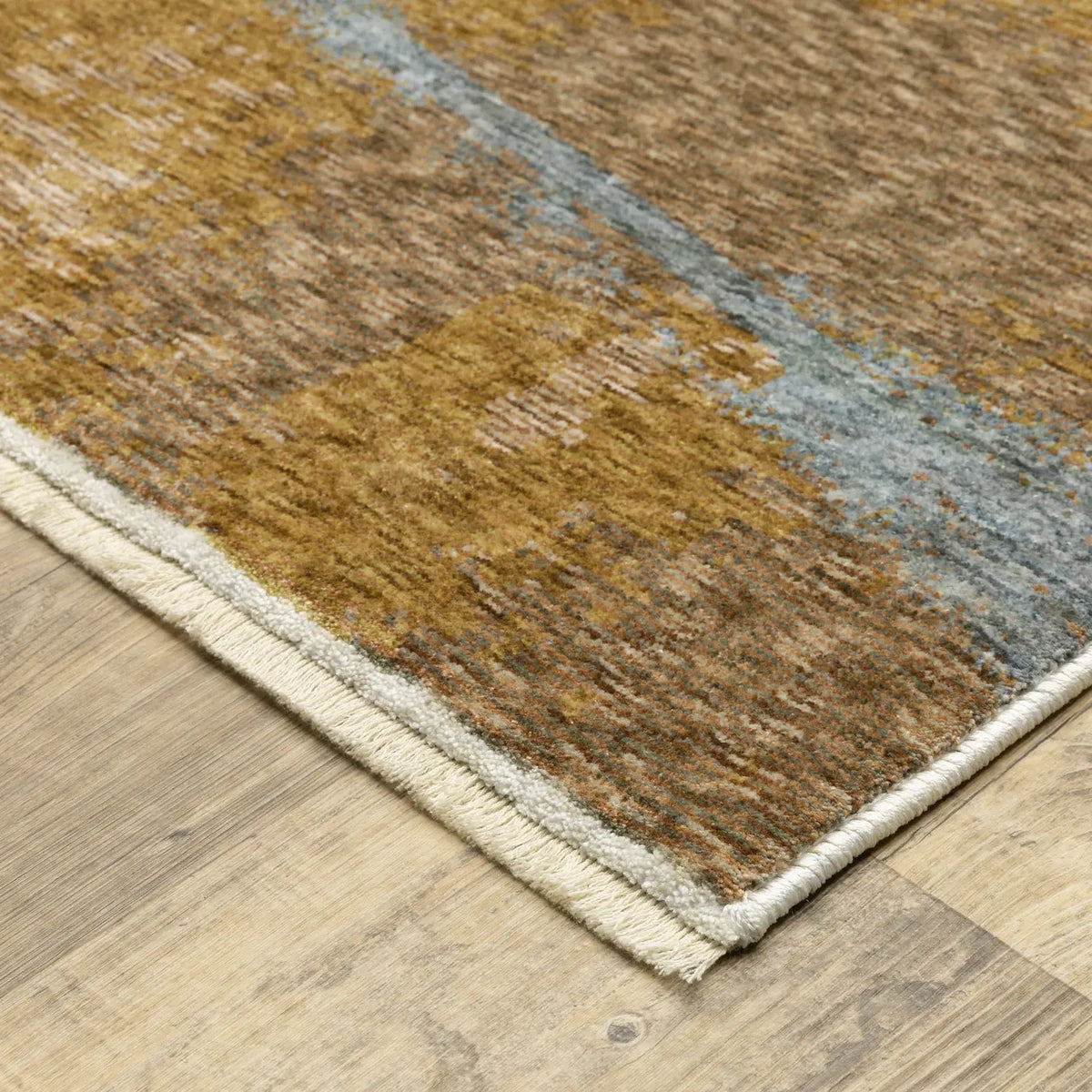 Oriental Weavers Sphinx Hayden Hay09 Beige/ Rust Rug - corner detail