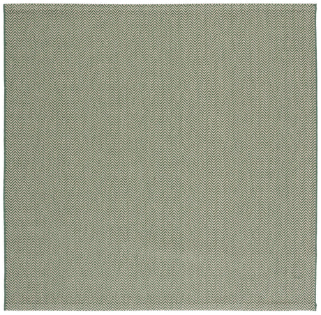 Safavieh Courtyard 6'-7" x 6'-7" Rug in Dark Green / Beige
