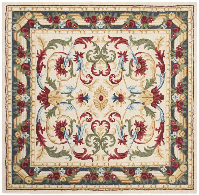 Safavieh Blossom 6'-0" x 6'-0" Rug in Ivory / Green