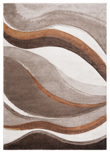 Safavieh Hollywood 4'-0" x 6'-0" Rug in Beige / Brown