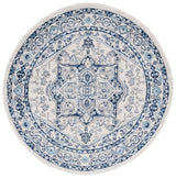 Safavieh Tulum 6'-7" x 6'-7" Rug in Ivory / Blue