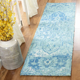 Safavieh Saffron 2'-3" x 8'-0" Rug in Aqua / Blue