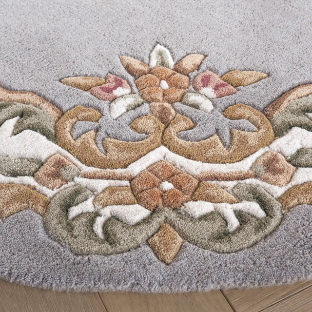 Safavieh Aubusson 6'-0" x 6'-0" Rug in Olive / Ivory