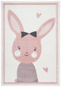 Safavieh Carousel Kids 100 4'-0" x 6'-0" Rug in Ivory / Pink