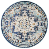 Safavieh Madison 3'-0" x 3'-0" Rug in Blue / Light Blue